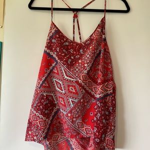 Hollister spaghetti trap blouse